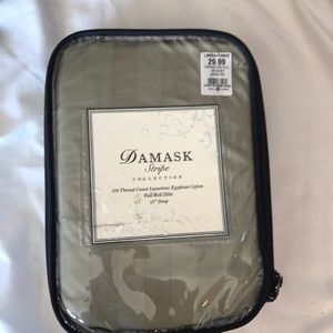 Damask Full Bed Skirt